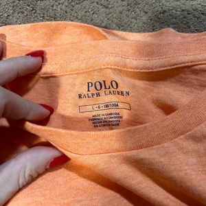 Men’s Large Orange Ralph Lauren T-Shirt